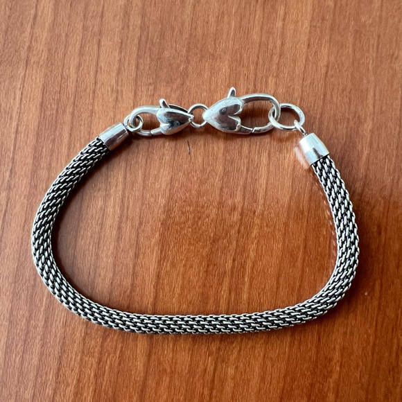 Brighton Beverly Glam Charm Bracelet, Silver Plated Mesh for Charms and Beads - Picture 11 of 11